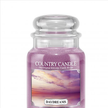  Country Candle - Daydreams - Duży słoik (652g) 2 knoty Świeca zapachowa